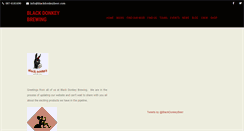 Desktop Screenshot of blackdonkeybeer.com